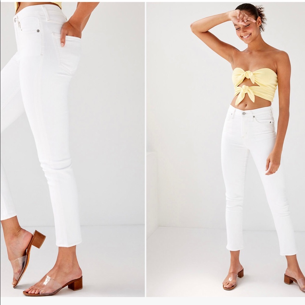Citizens of Humanity White Manic Bootcut Jeans size 28